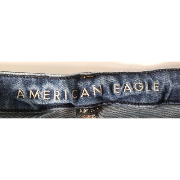 American Eagle Skinny Air flex+ Men’s Jean Size 30x30 Distressed - Picture 5 of 6